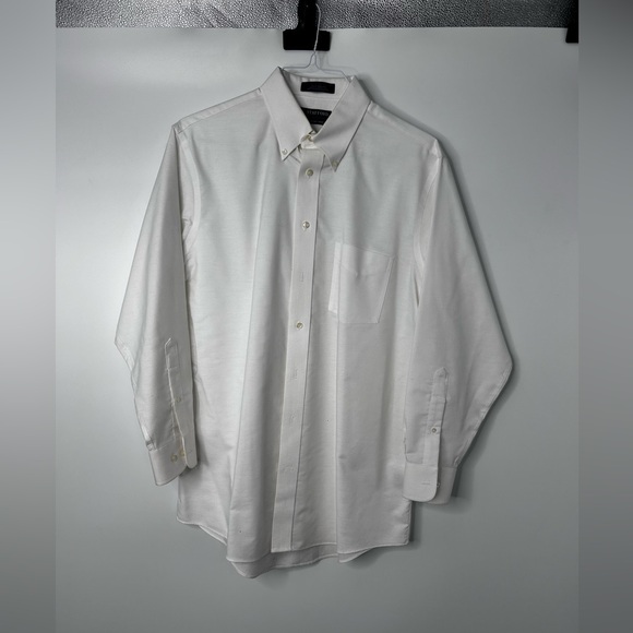 Stafford Classic White Men's Dress Shirt - Picture 1 of 3